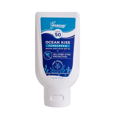 Amazon Seavenger Ocean Kiss Reef Safe Sunscreen SPF 30 50 With