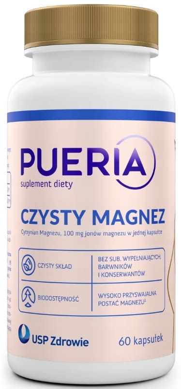 Pueria Czysty Magnez Cytrynian Magnezu Kaps Allegro Pl