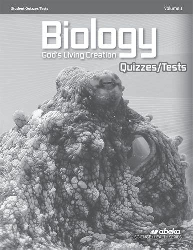 Abeka Product Information Biology Quiz And Test Book Volume