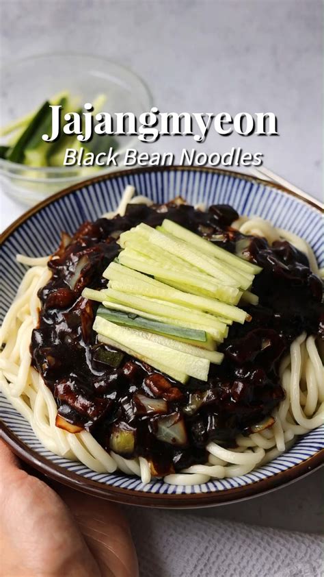 Vegan Jajangmyeon Korean Noodles With Black Bean Sauce Artofit