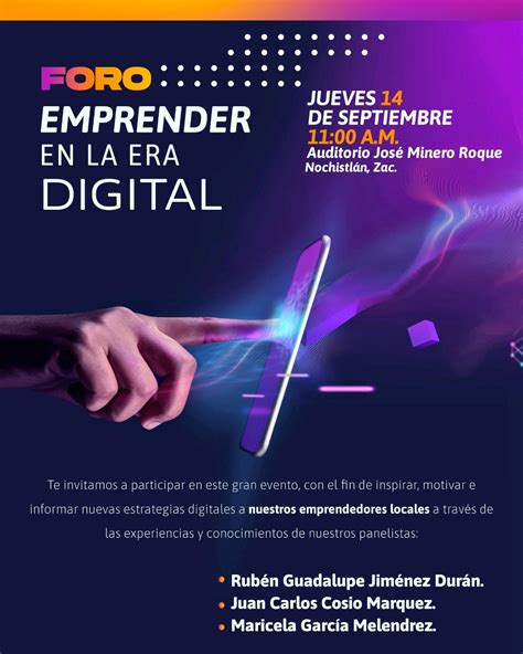 Atenta Invitación al Foro Emprender en la Era Digital Ayuntamiento