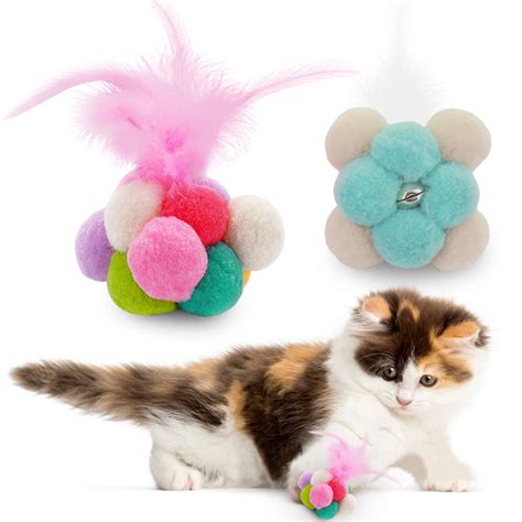 2018 Funny Cat Toy Interactive Pet Kitten Feature Cat Toys Catnip ...