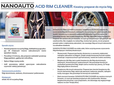 Nanoauto Acid Rim Cleaner Saure Felgenreinigungsfl Ssigkeit Districhem Eu