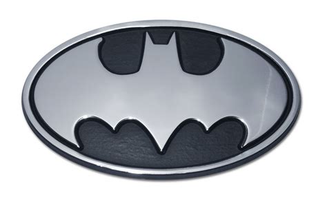 Batman Chrome and Black Emblem | Elektroplate