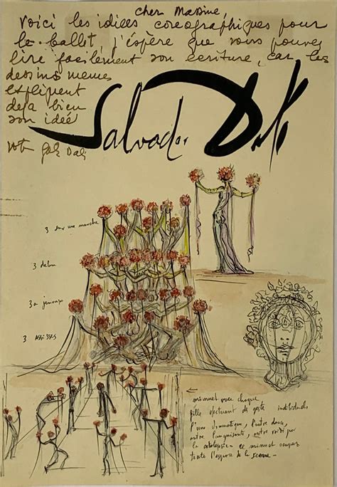 SALVADOR DALI 1904 1989 Lettre autographe signée Salvador Dalí et