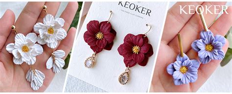 Amazon Keoker Flower Petal Clay Cutters Polymer Clay Cutters For