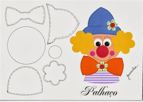 Molde Palhaço Para Imprimir - 7
