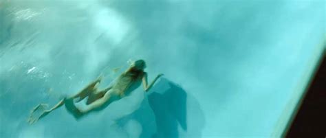 Isabel Lucas Nude In The Swimming Pool From Knight Of Cups Movie