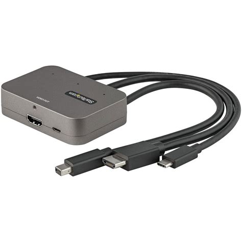 Startech In Multiport Auf Hdmi Adapter K Hz Usb C Hdmi Oder