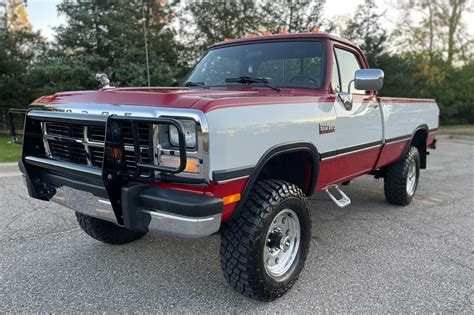 41k Mile 1991 Dodge Power Ram 250 Cummins 4x4 5 Speed For Sale On Bat