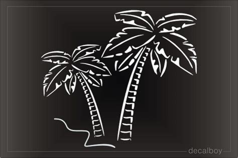 Palm Trees Decals Stickers Decalboy