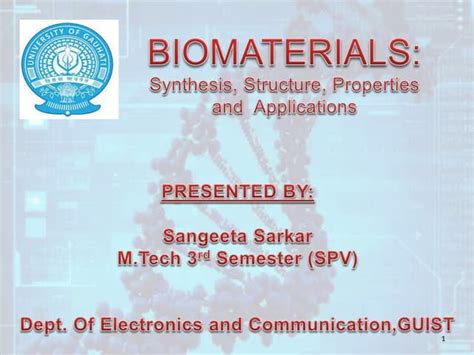 Biomaterials | PPTX | Eye and Vision Conditions | Diseases and Conditions 