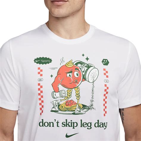 Camiseta Nike Humor 2 Don T Skip Leg Day Masculina Original