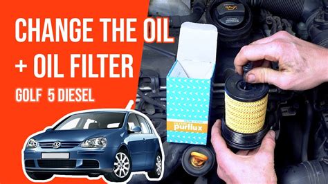 Change The Oil And The Oil Filter Golf Mk Tdi Youtube