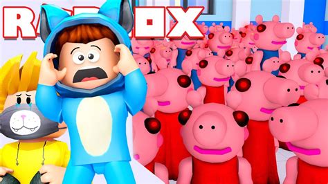 Bebe Milo Enfrenta A Piggys En La Escuela En Roblox No Sera El