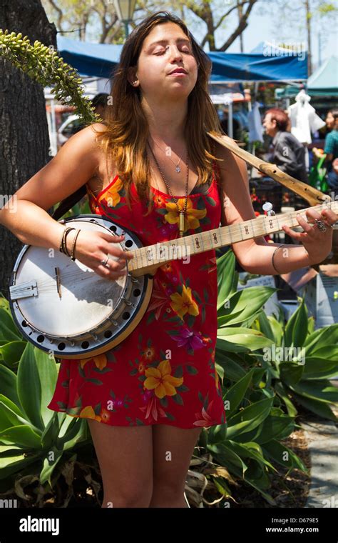 Woman Playing Banjo Hi Res Stock Photography And Images Alamy