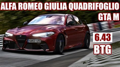 Nordschleife BTG Alfa Romeo Giulia Quadrifoglio GTA M 6 43 968