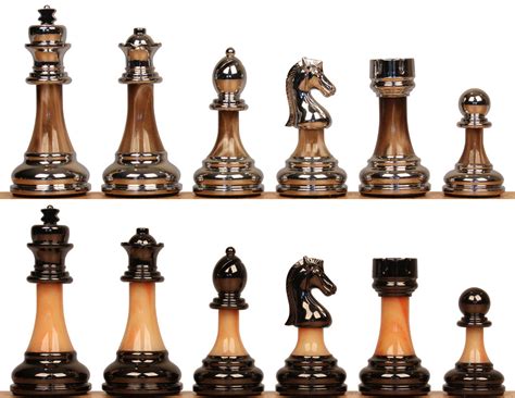 Metal Chess Pieces - The Chess Store