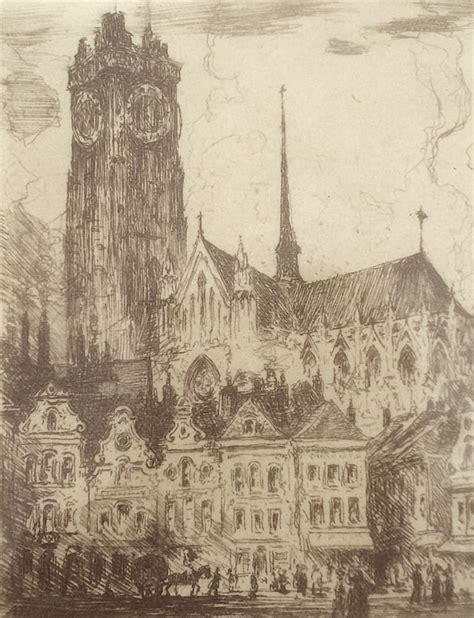 Gimycko Mechelen Sint Romboutskathedraal Tekening Albert H Flickr