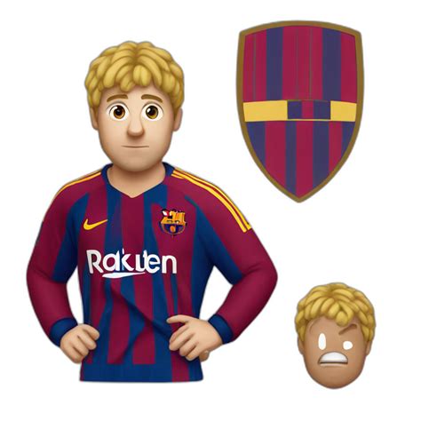 Fcb Girl Blonde Hair Ai Emoji Generator