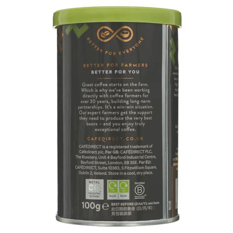 Cafedirect Machu Picchu Instant Coffee 100g Fairtrade Near Fair