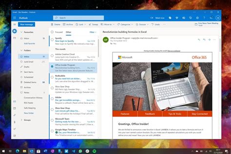 Microsoft S One Outlook Email Client May Arrive In Preview This Spring Windows Central