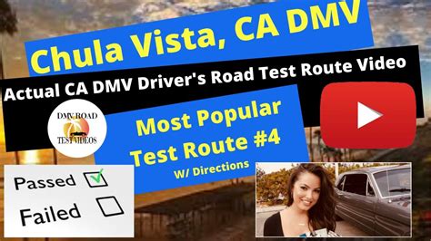 Actual Test Route Chula Vista Dmv Driving Test Course 3 Behind The