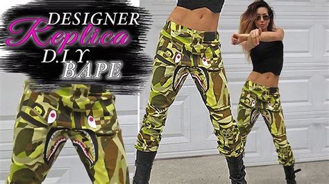 Bape Pants Diy Inspired Replica Pants Clothing Hacks Bape