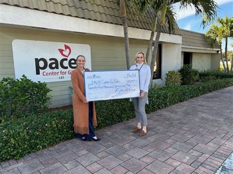 San Cap Community Bank Donates To PACE News Sports Jobs SANIBEL