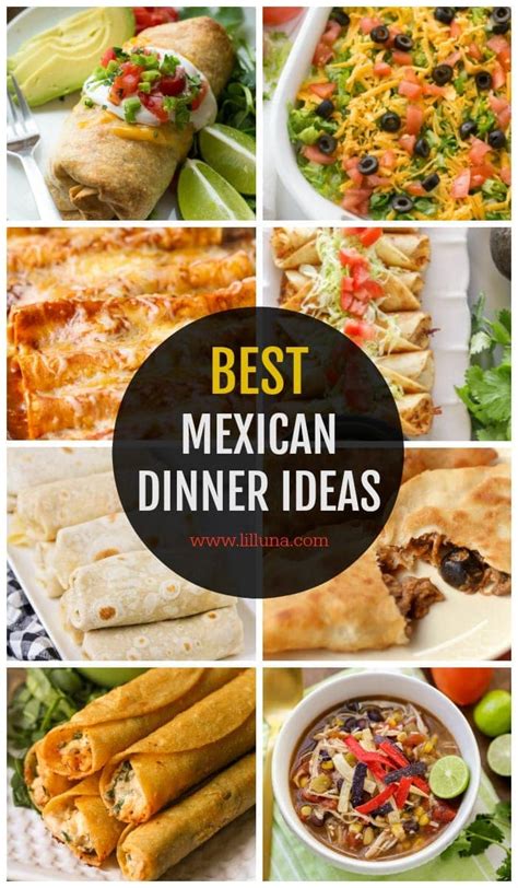 25+ Easy Mexican Dinner Ideas | Lil' Luna