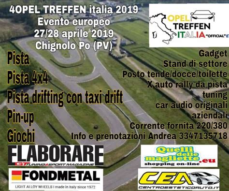 Raduni Club Motori Tuning Aprile 2019 Calendario Date ELABORARE