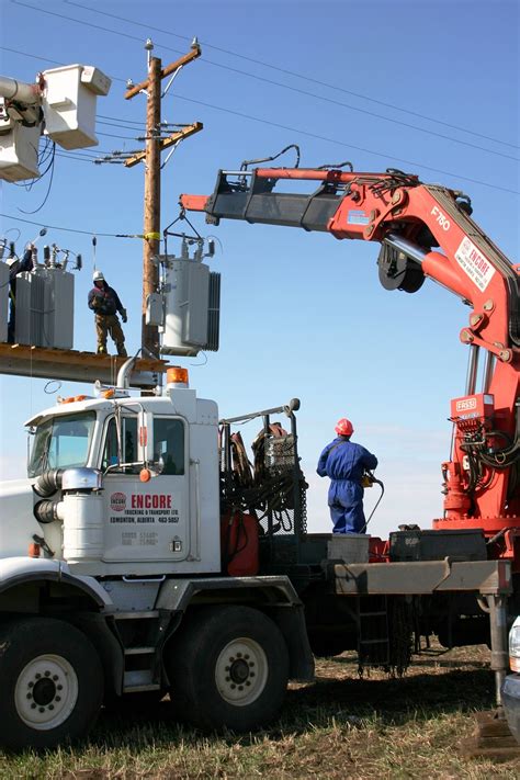 Knuckle Booms 40 Ton Encore Trucking Transport Ltd