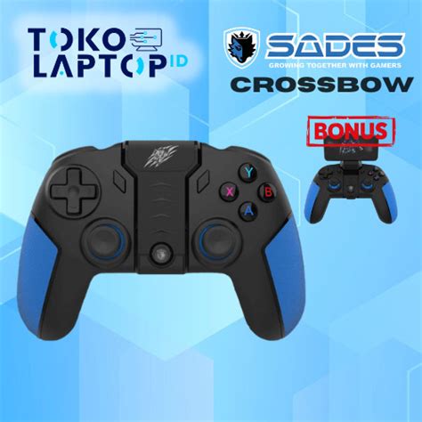 Promo Sades Crossbow G10 G 10 Gamepad Bluetooth Dual Mode With Holder