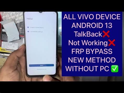 All Vivo Device Frp Bypass Android Talkback Not Working Frp Bypass