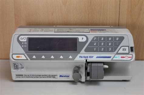 Used Baxter Flo Gard Pump Iv Infusion For Sale Dotmed Listing