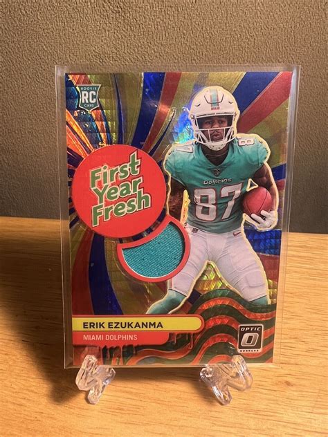 2022 Panini Donruss Optic Erik Ezukanma First Year Fresh Patch ROOKIE