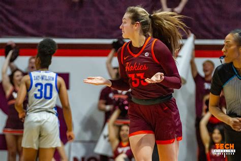 No 11 Virginia Tech Womens Basketball Demolishes No 9 Duke 61 45