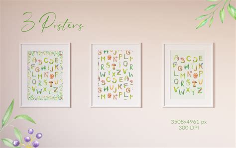 Forest letters on Behance