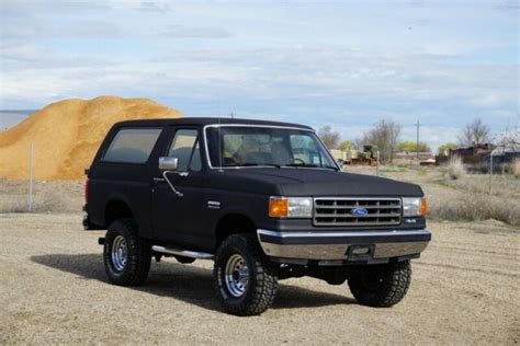 Ford Bronco Xlt Factory Raven Black X Automatic For Sale