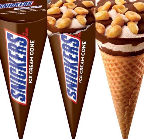 Snickers Ice Cream Cone