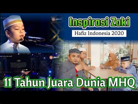 ZAKI Hafiz Indonesia Juara MHQ Internasional Di Al Jazair YouTube