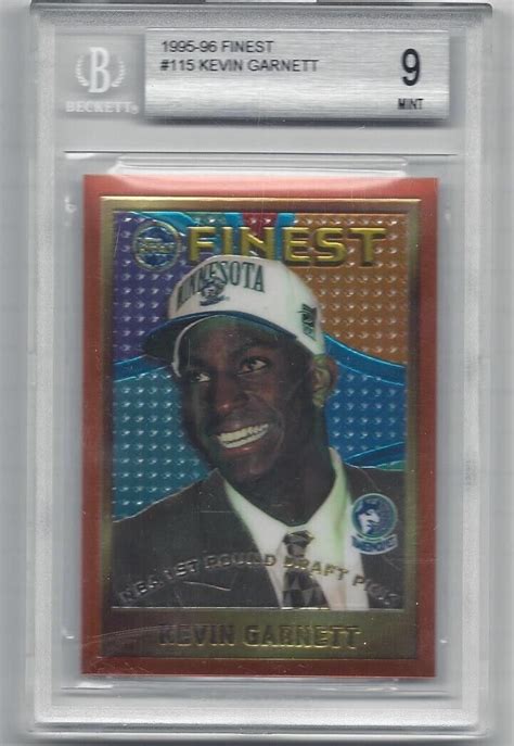 Finest Kevin Garnett Bgs Mint Hof Ebay