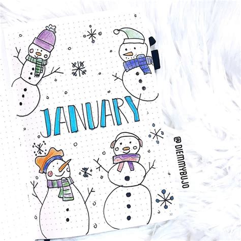 39 Best January Bullet Journal Cover Spreads For 2022 Juelzjohn