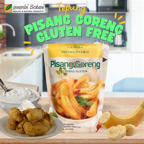 Jual Tepung Pisang Goreng Gluten Free Premix Instan Crispy Lokalloka