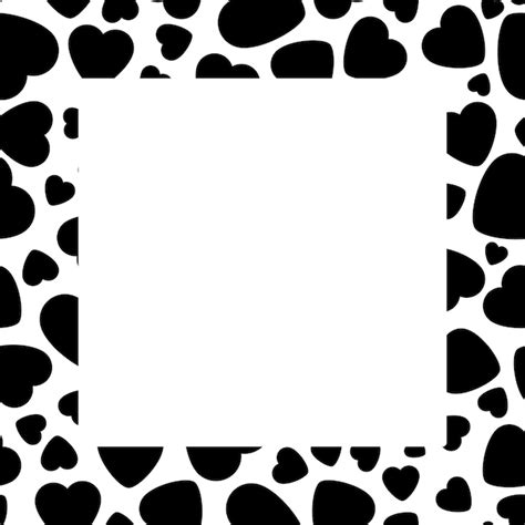 Cow Print Border: Clip Art, Page Border, And Vector, 42% OFF