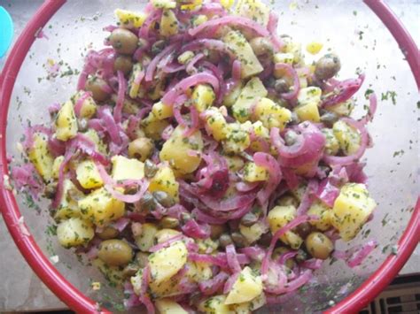 Kartoffelsalat Mit Kapern Und Oliven Rezept Kochbar De