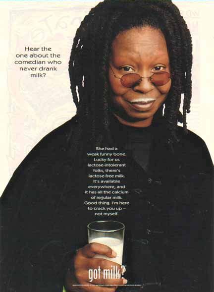 Whoopi Goldberg Got Milk 1999 Got Milk Ads Got Milk Lactose Free Milk