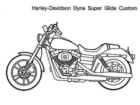 Coloring Pages Of Harley Davidson Motorcycles