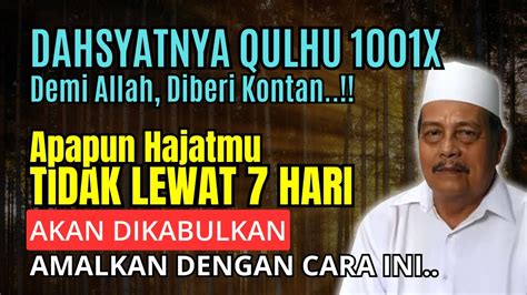 JIKA MAMPU BACA ZIKIR INI 1000X NASIBMU PASTI BERUBAH KAYA RAYA SUGIH