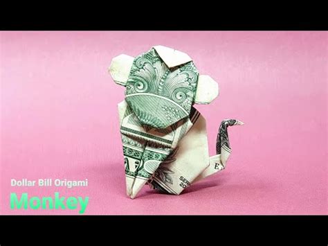 Phong Tran Origami Dollar Bill Origami Monkey Money Origami Youtube